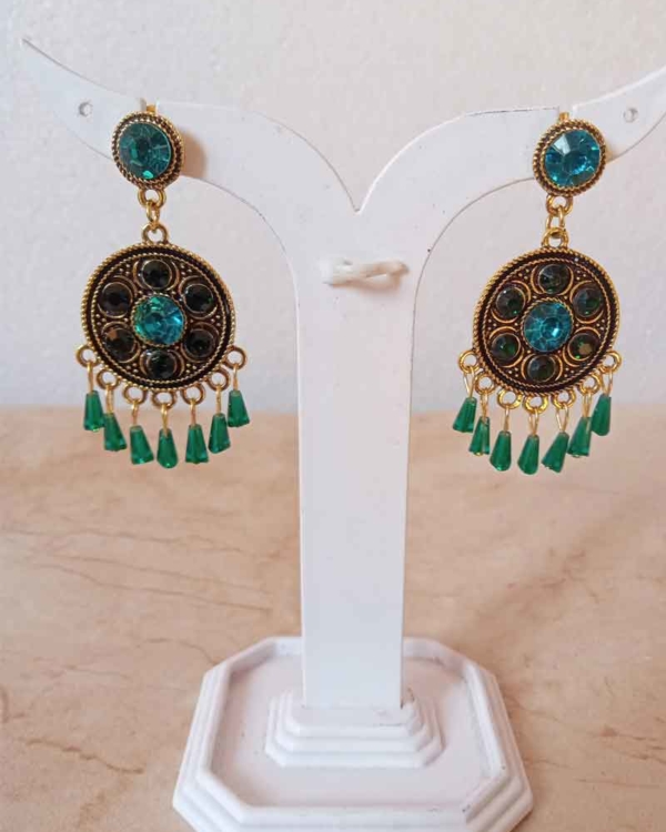 Emerald Stone Earring